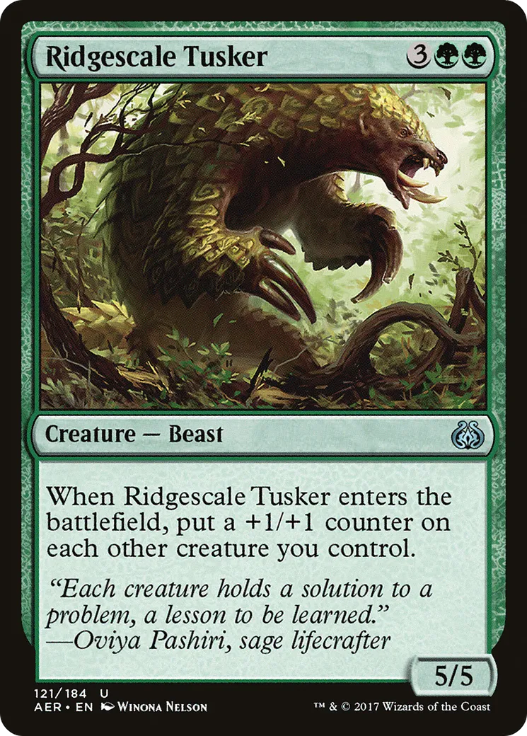 Ridgescale Tusker — Aether Revolt — Magic: The Gathering