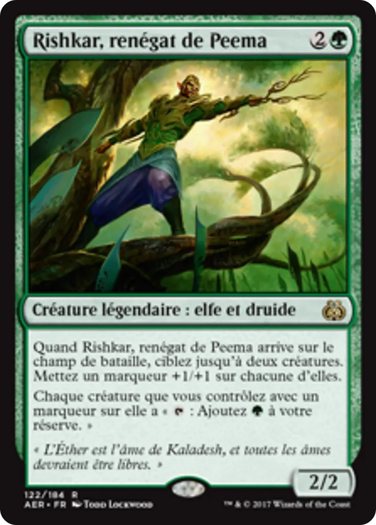 Rishkar, renégat de Peema — Aether Revolt — Magic: The Gathering
