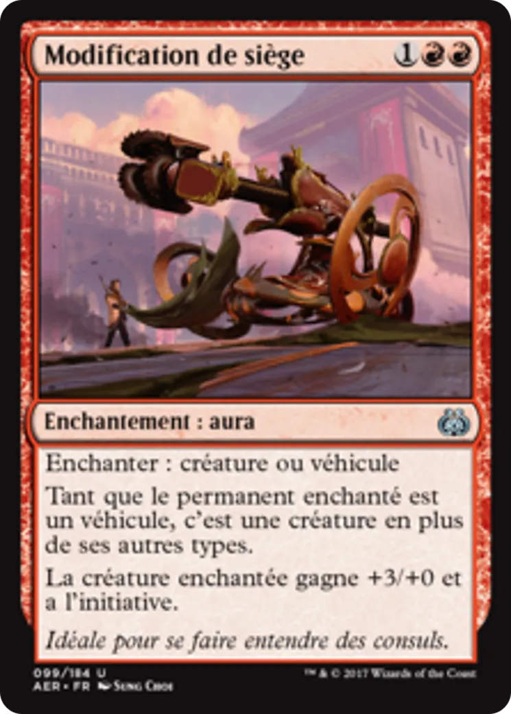 Modification de siège — Aether Revolt — Magic: The Gathering