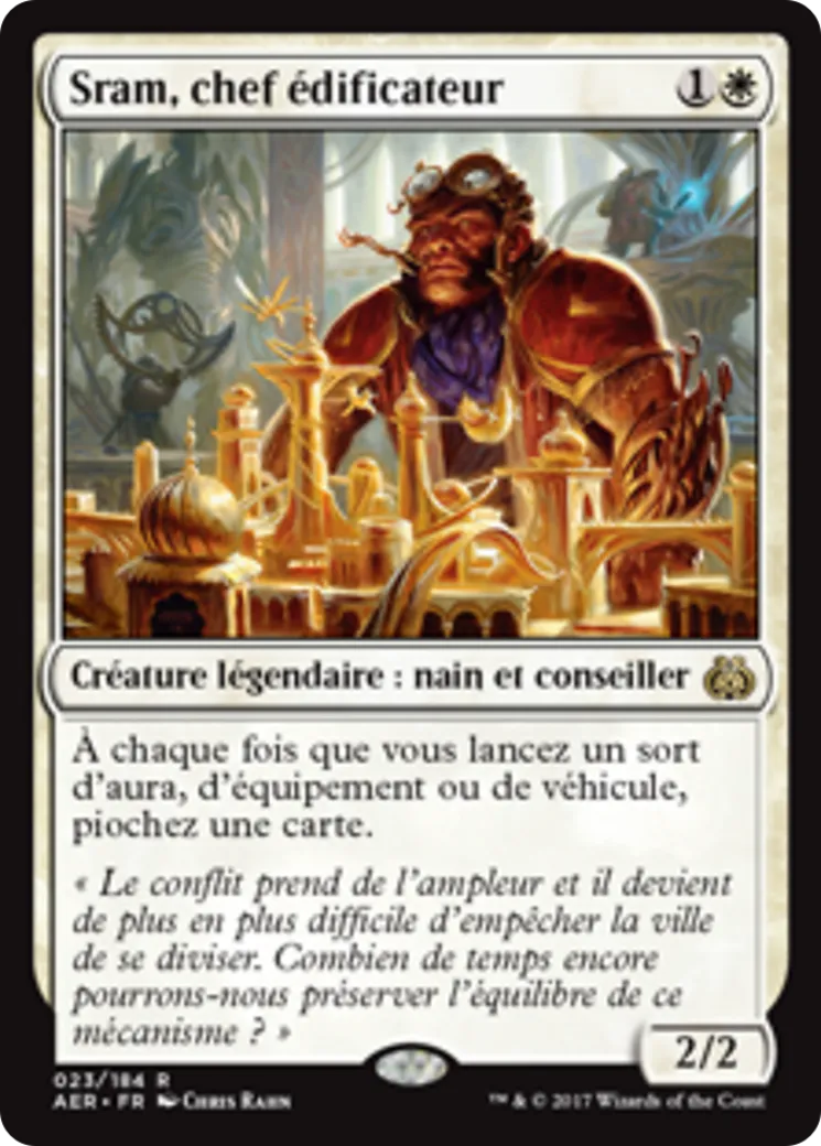 Sram, chef édificateur — Aether Revolt — Magic: The Gathering