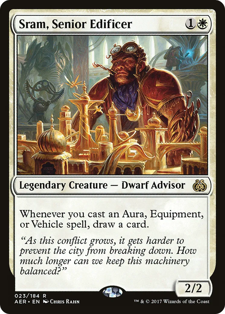Sram, Senior Edificer — Aether Revolt — Magic: The Gathering