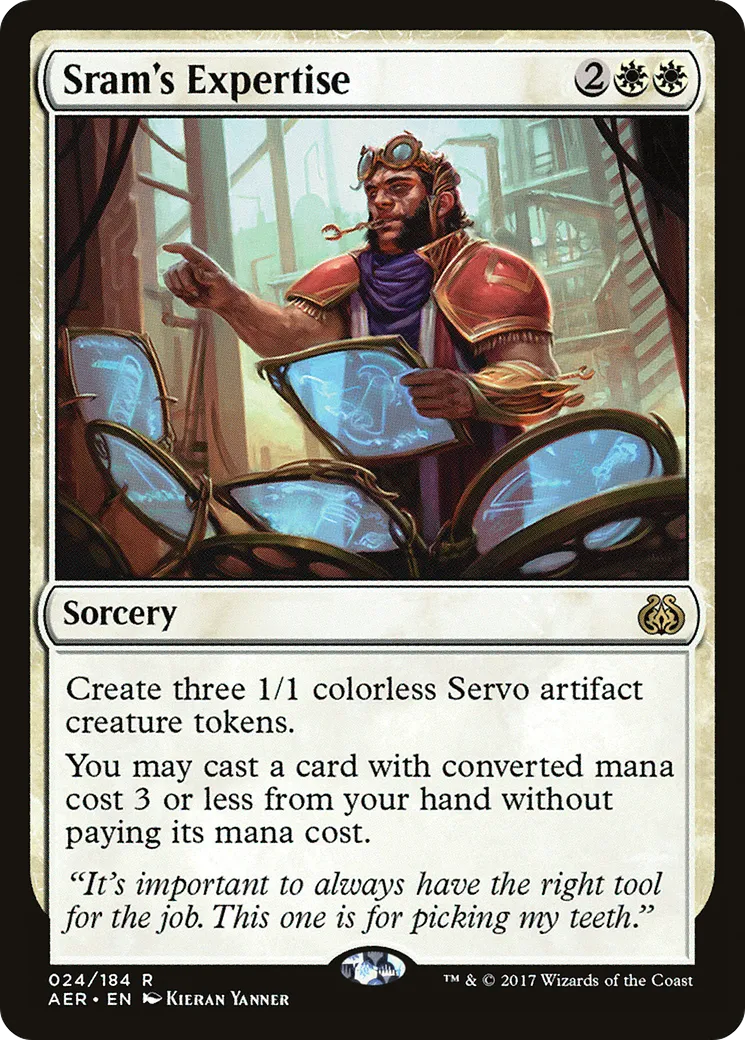 Expertise de Sram — Aether Revolt — Magic: The Gathering