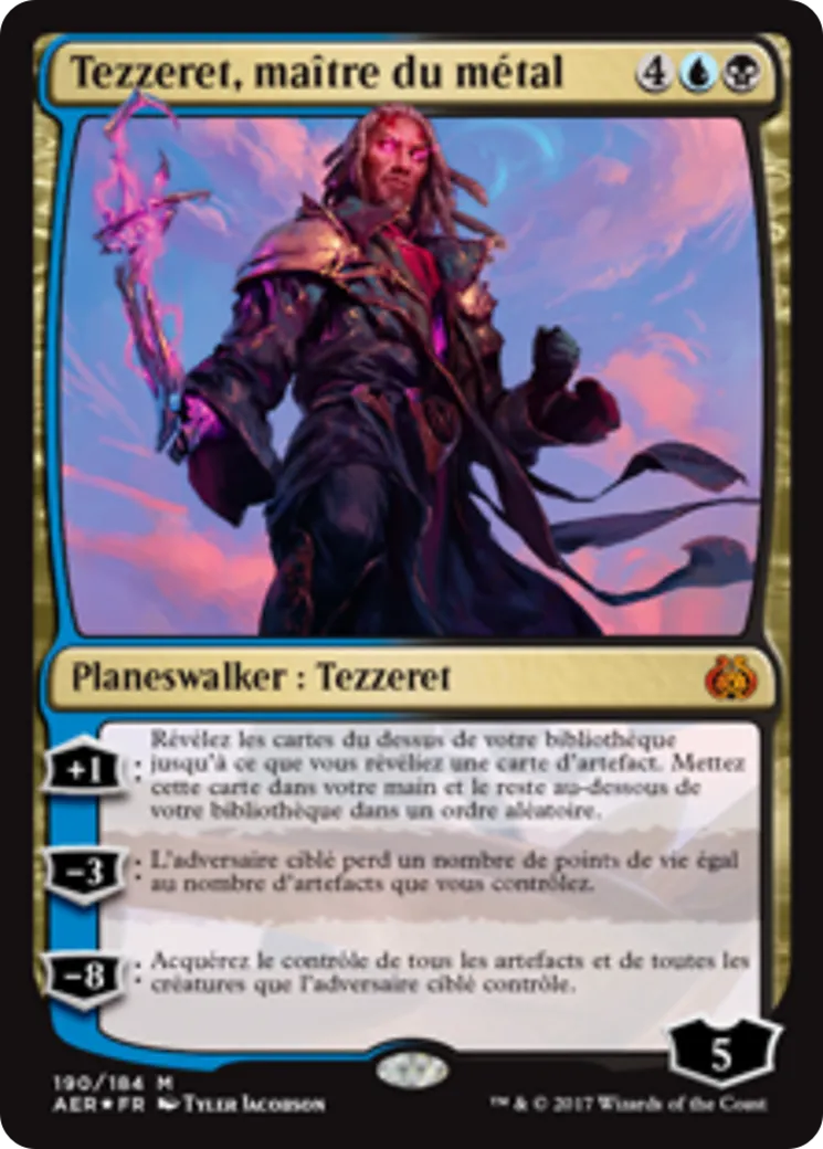 Tezzeret, maître du métal — Aether Revolt — Magic: The Gathering