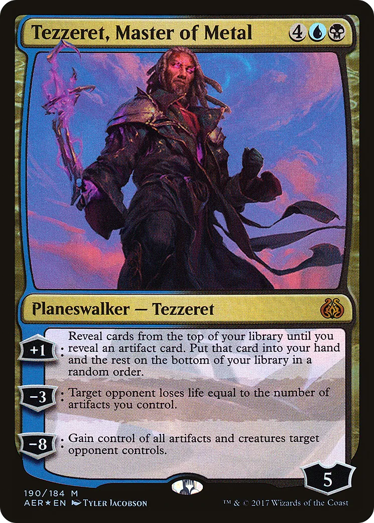 Tezzeret, Master of Metal — Aether Revolt — Magic: The Gathering