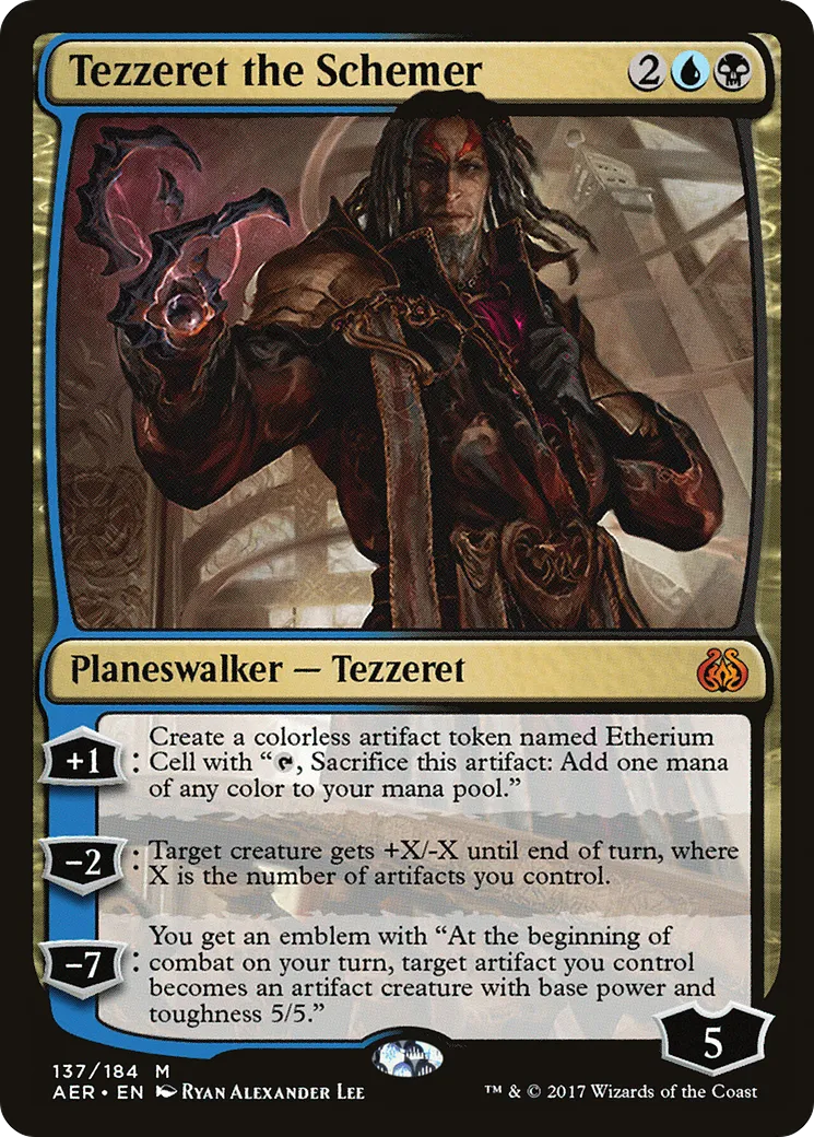 Tezzeret le Conspirateur — Aether Revolt — Magic: The Gathering