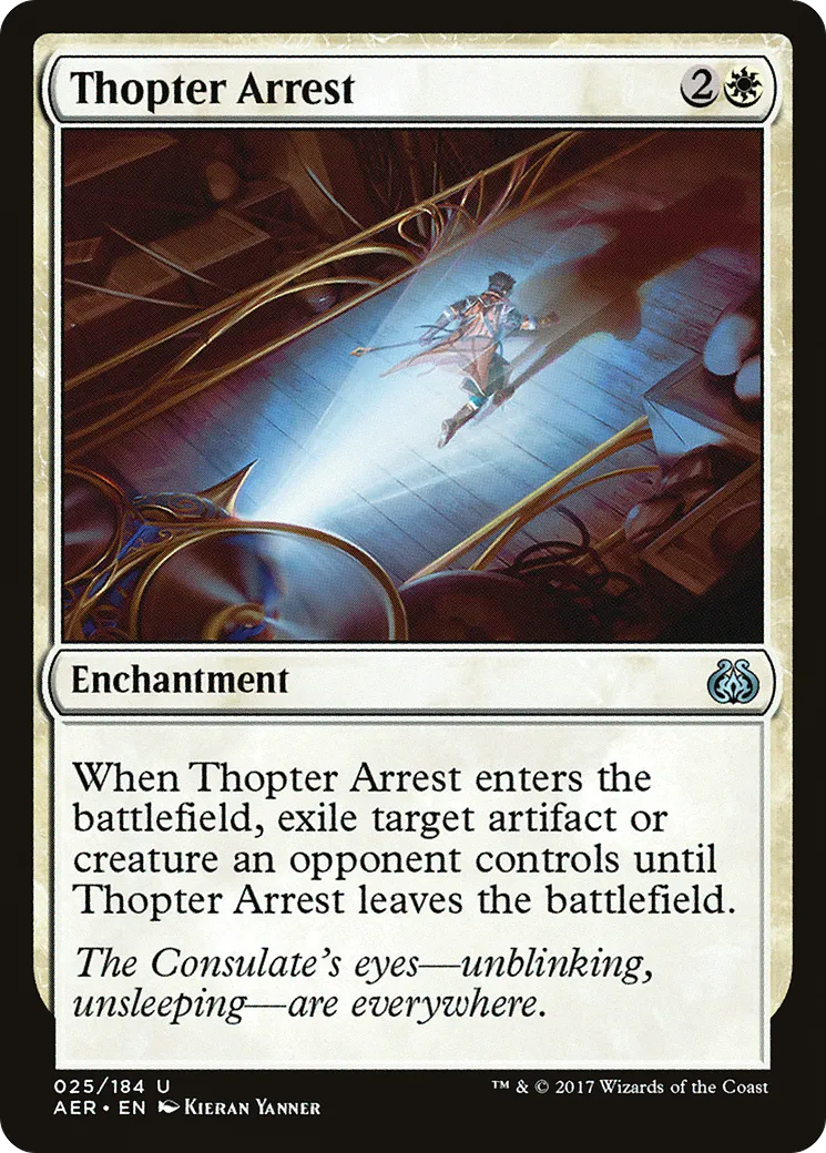 Thopter Arrest — Aether Revolt — Magic: The Gathering