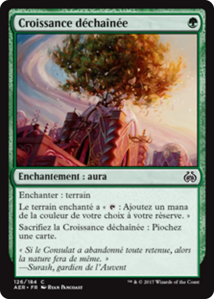 Croissance déchaînée — Aether Revolt — Magic: The Gathering