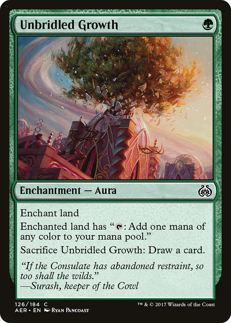Croissance déchaînée — Aether Revolt — Magic: The Gathering