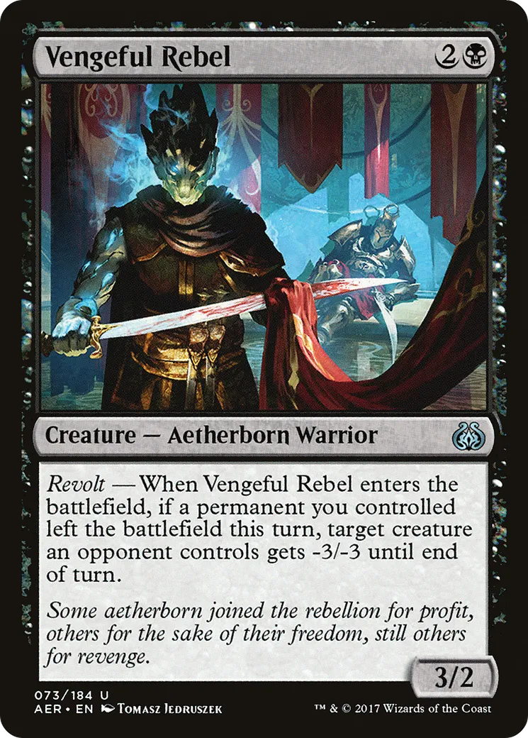 Rebelle vengeur — Aether Revolt — Magic: The Gathering