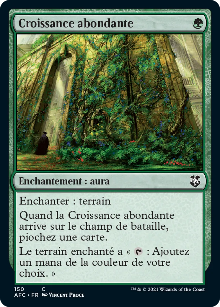 Croissance abondante — Forgotten Realms Commander — Magic: The Gathering
