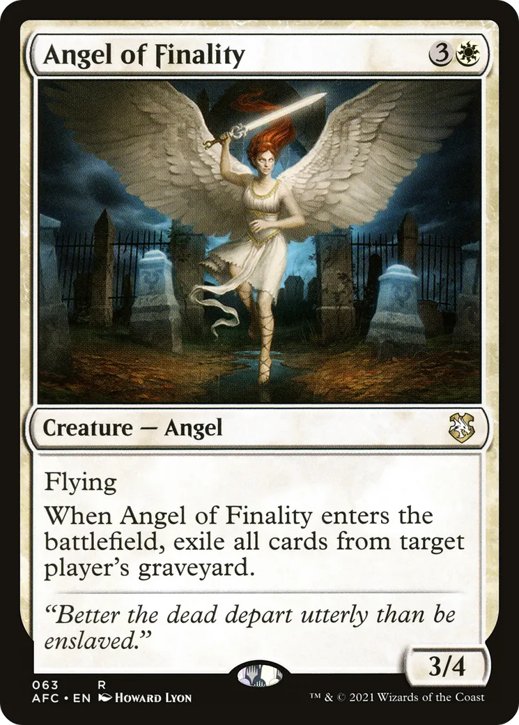 Angel of Finality — Forgotten Realms Commander — Magic: The Gathering