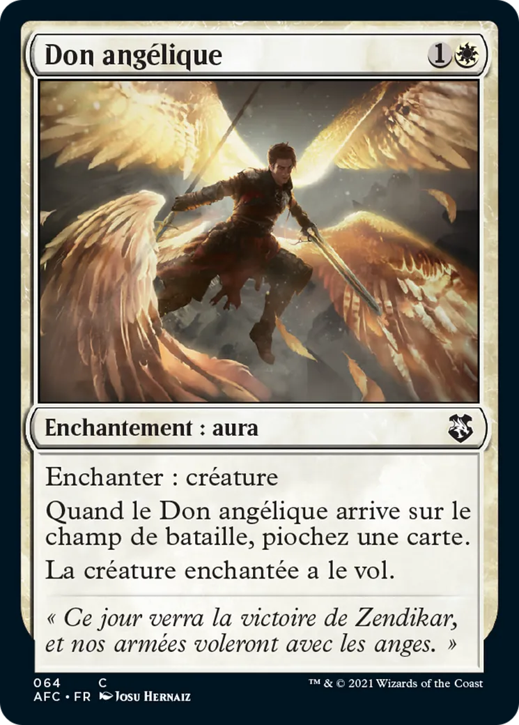 Don angélique — Forgotten Realms Commander — Magic: The Gathering