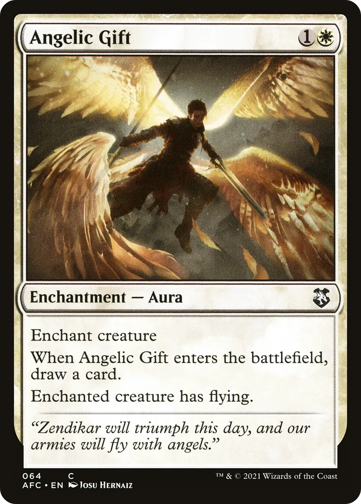 Don angélique — Forgotten Realms Commander — Magic: The Gathering