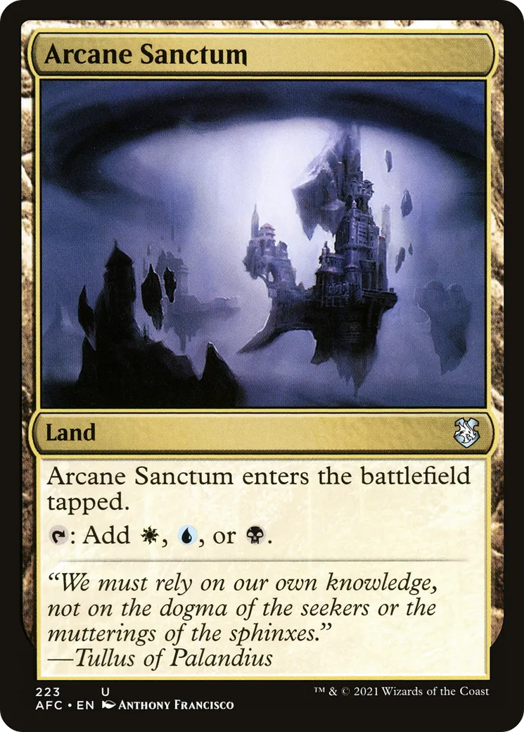 Arcane Sanctum — Forgotten Realms Commander — Magic: The Gathering