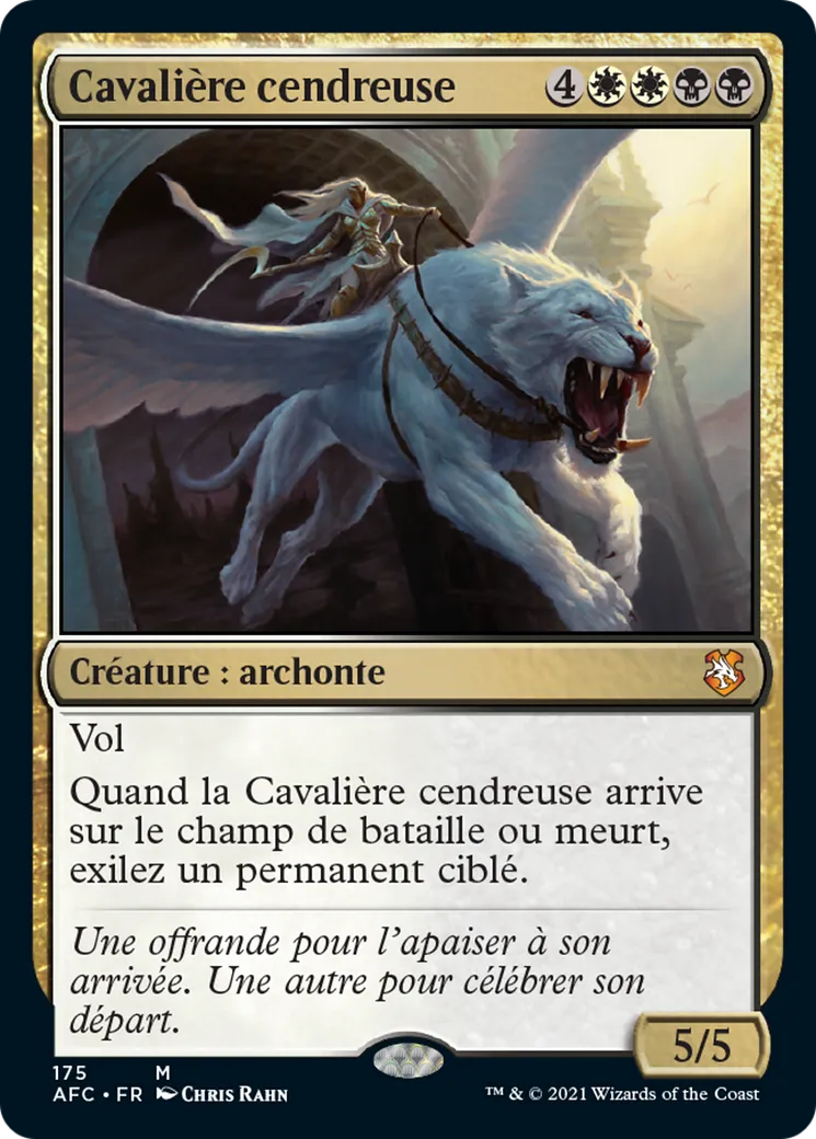 Cavalière cendreuse — Forgotten Realms Commander — Magic: The Gathering