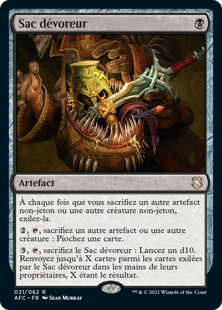 Sac dévoreur — Forgotten Realms Commander — Magic: The Gathering