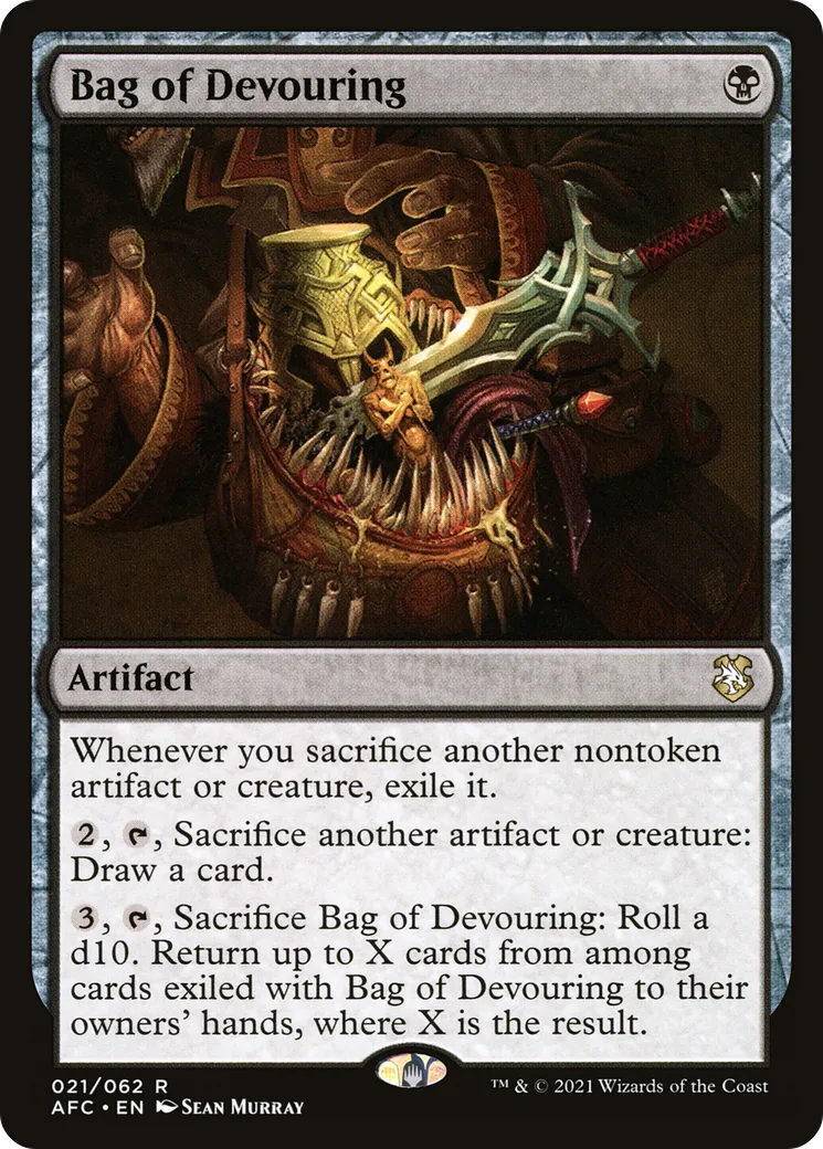 Bag of Devouring — Forgotten Realms Commander — Magic: The Gathering