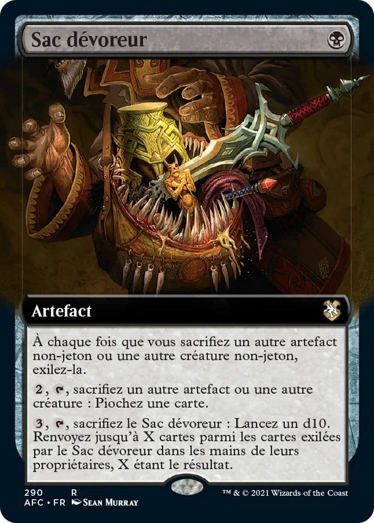 Sac dévoreur — Forgotten Realms Commander — Magic: The Gathering
