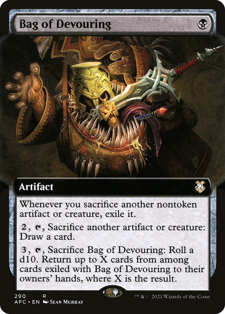 Bag of Devouring — Forgotten Realms Commander — Magic: The Gathering