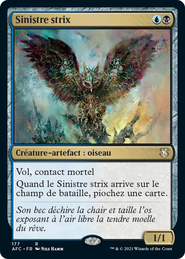 Sinistre strix from Forgotten Realms Commander - Magic: The Gathering