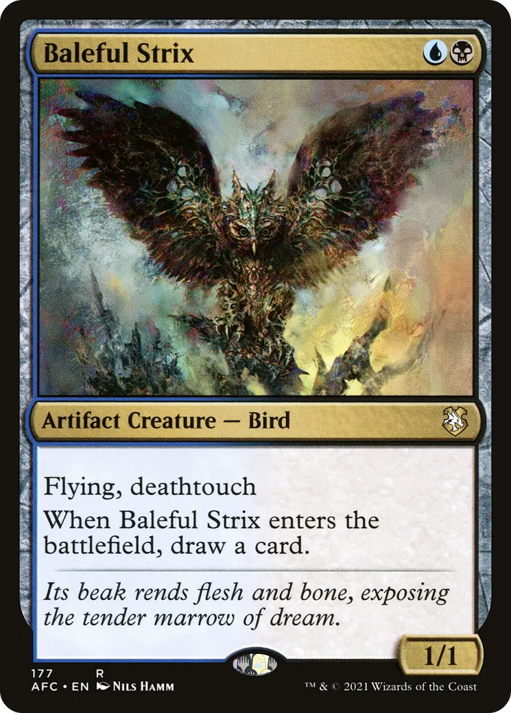 Baleful Strix — Forgotten Realms Commander — Magic: The Gathering