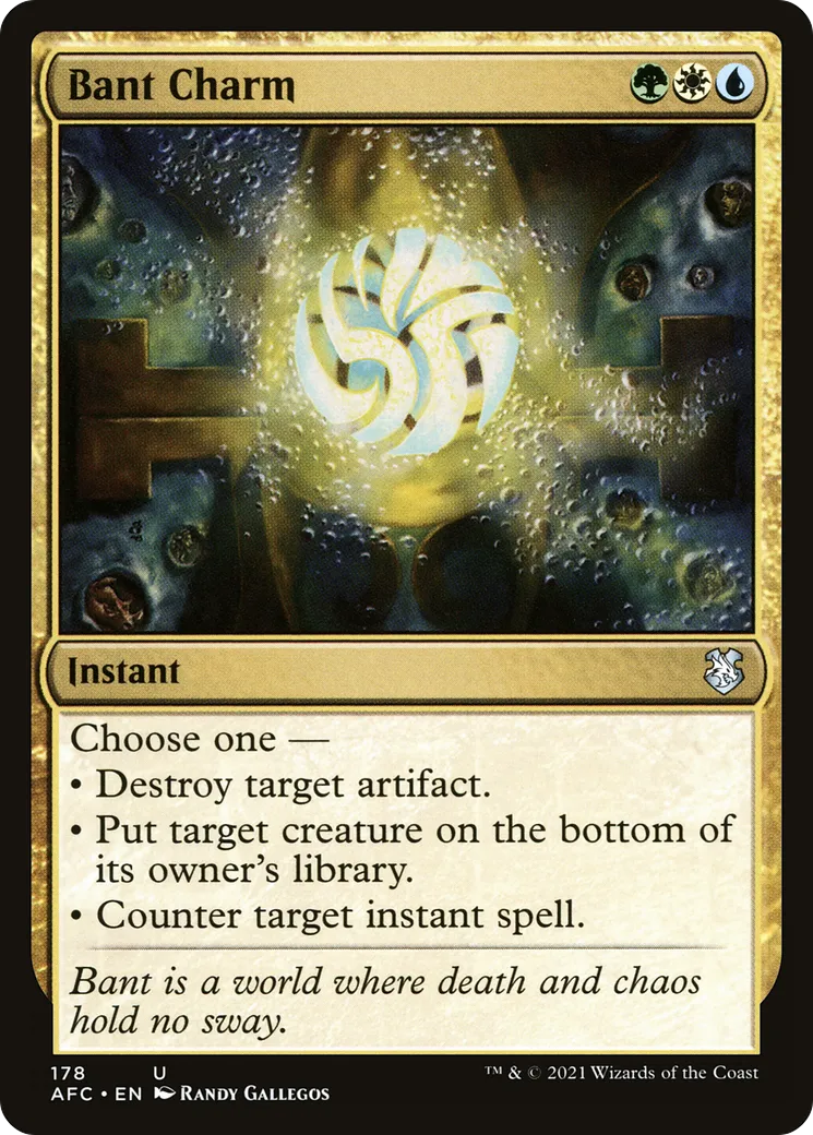 Bant Charm — Forgotten Realms Commander — Magic: The Gathering