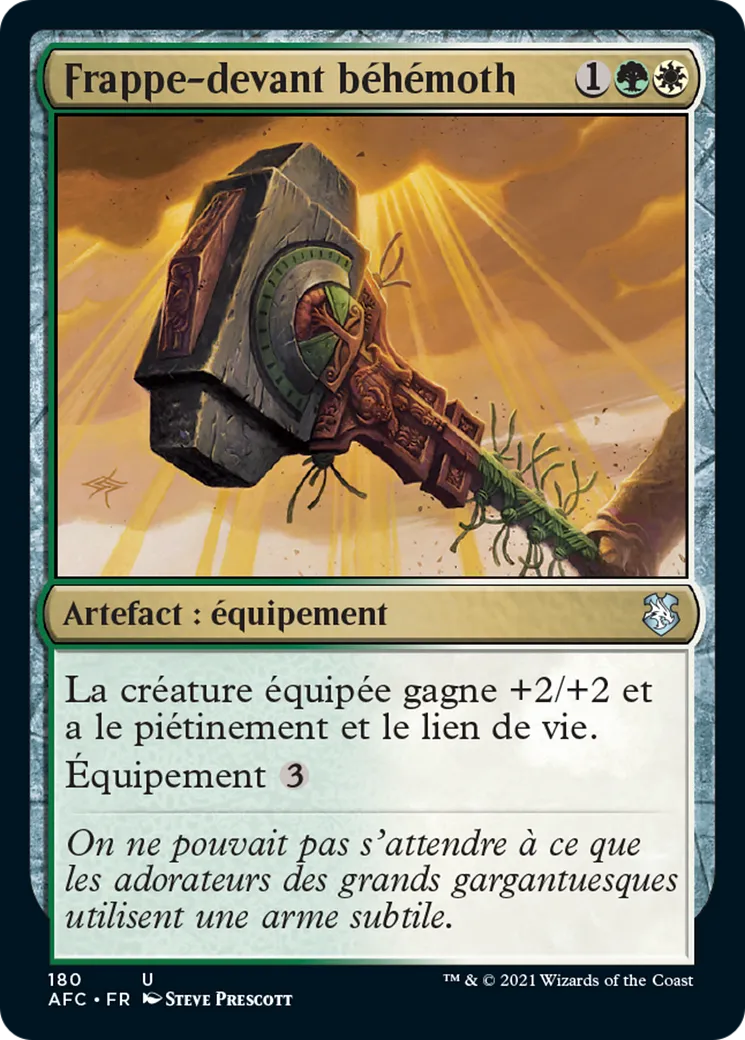 Frappe-devant béhémoth — Forgotten Realms Commander — Magic: The Gathering