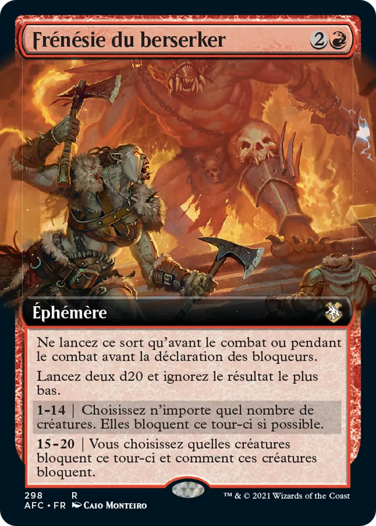 Frénésie du berserker — Forgotten Realms Commander — Magic: The Gathering