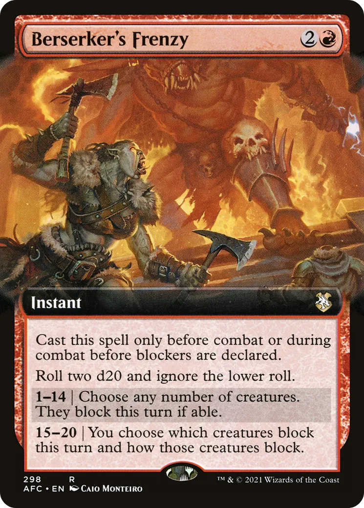 Berserker's Frenzy — Forgotten Realms Commander — Magic: The Gathering