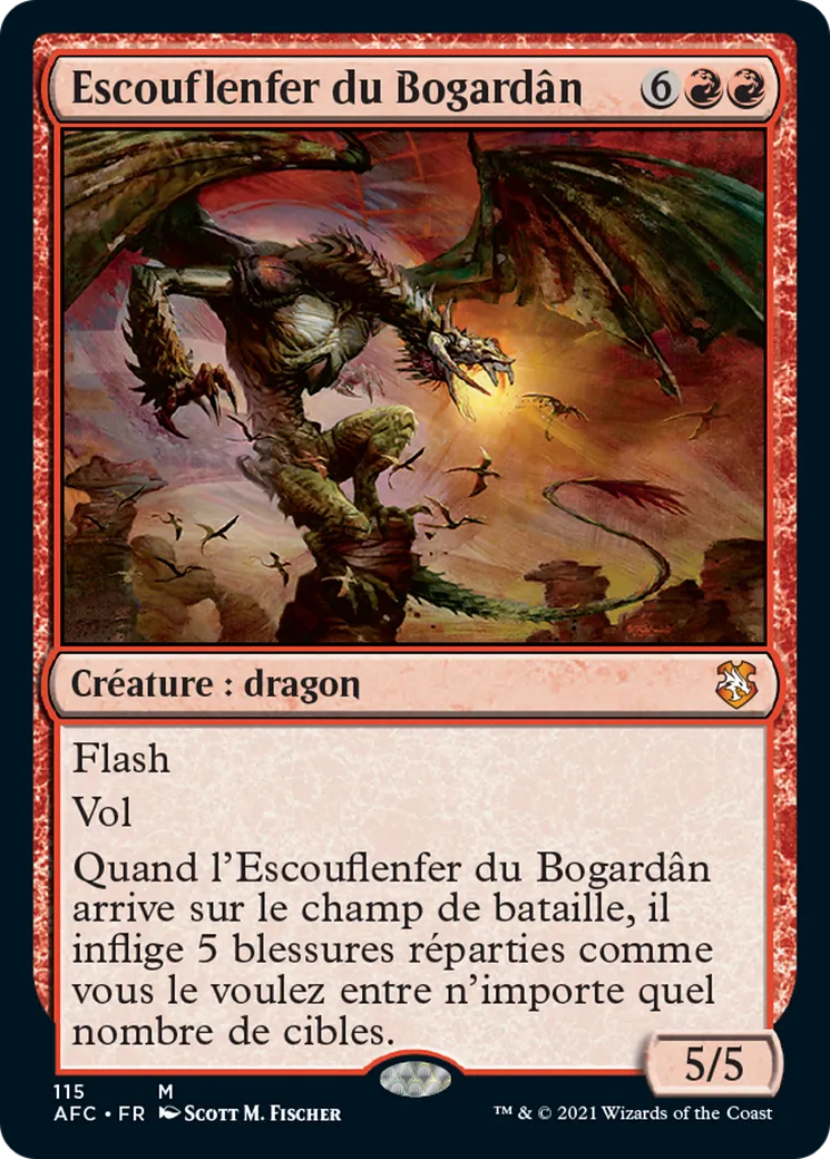 Escouflenfer du Bogardân — Forgotten Realms Commander — Magic: The Gathering