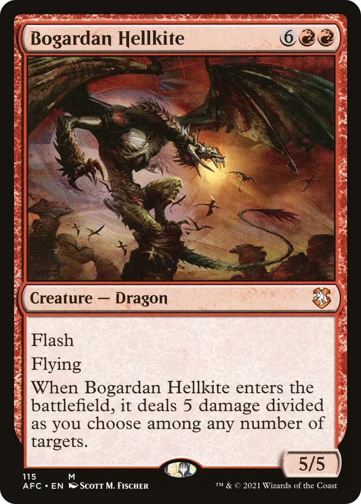 Bogardan Hellkite — Forgotten Realms Commander — Magic: The Gathering