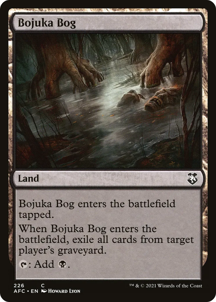 Bojuka Bog — Forgotten Realms Commander — Magic: The Gathering