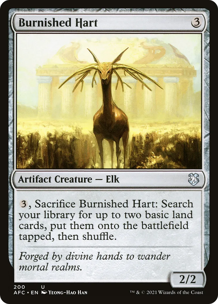 Cerf bruni — Forgotten Realms Commander — Magic: The Gathering
