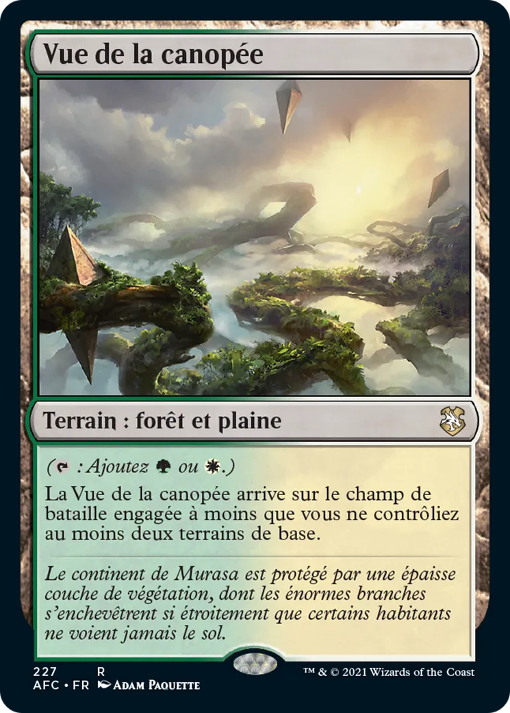 Vue de la canopée — Forgotten Realms Commander — Magic: The Gathering