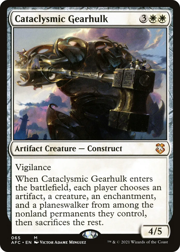 Cataclysmic Gearhulk — Forgotten Realms Commander — Magic: The Gathering