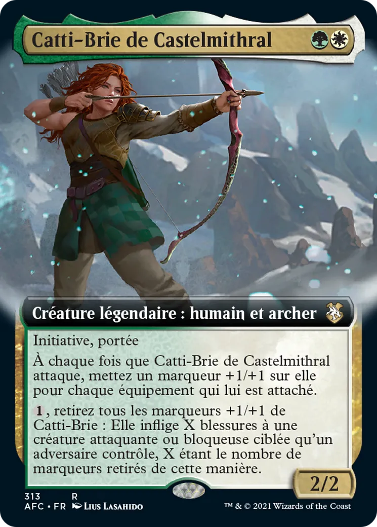 Catti-Brie de Castelmithral — Forgotten Realms Commander — Magic: The Gathering