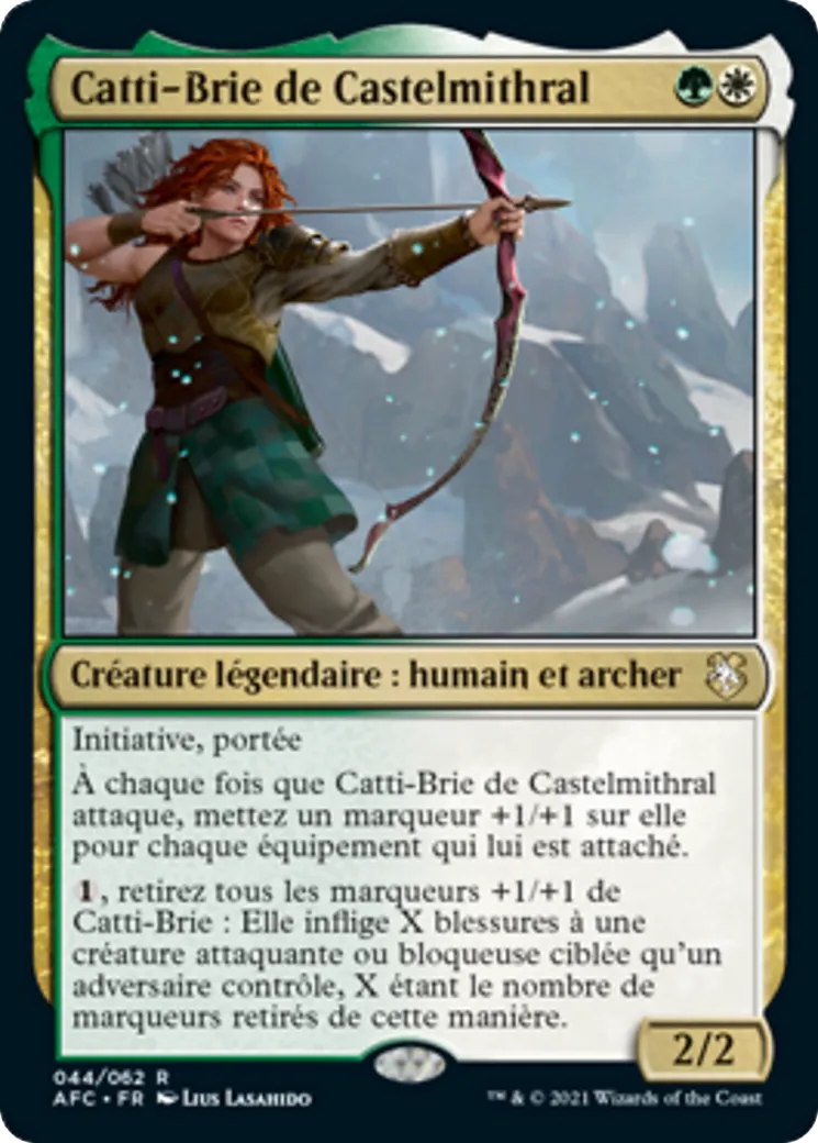 Catti-Brie de Castelmithral — Forgotten Realms Commander — Magic: The Gathering