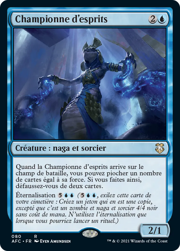 Championne d'esprits — Forgotten Realms Commander — Magic: The Gathering