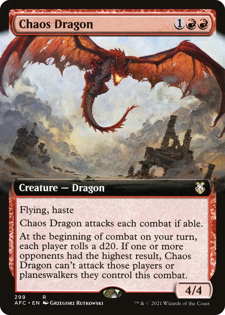Chaos Dragon — Forgotten Realms Commander — Magic: The Gathering