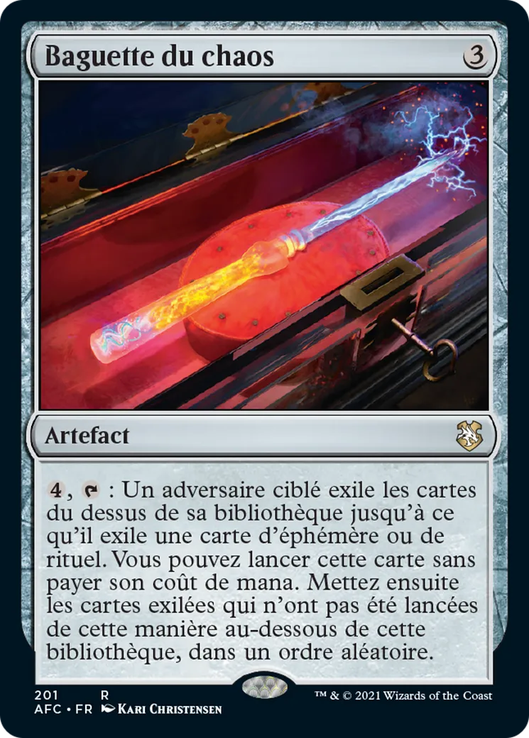 Baguette du chaos — Forgotten Realms Commander — Magic: The Gathering