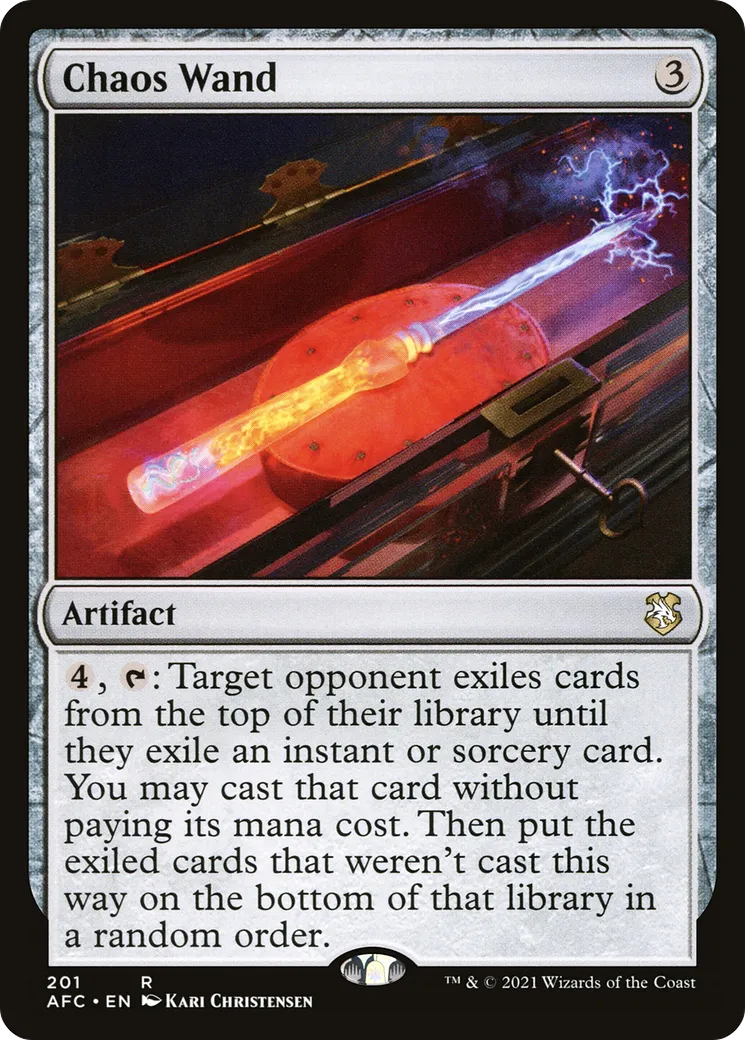 Chaos Wand — Forgotten Realms Commander — Magic: The Gathering