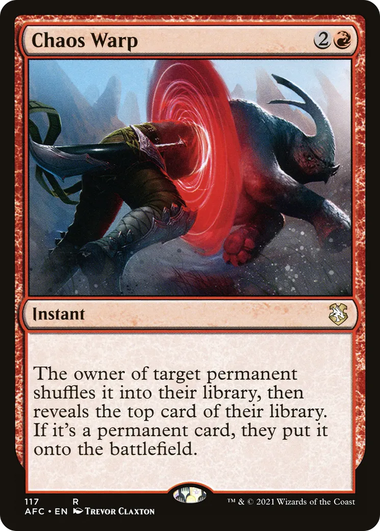 Distorsion chaotique — Forgotten Realms Commander — Magic: The Gathering