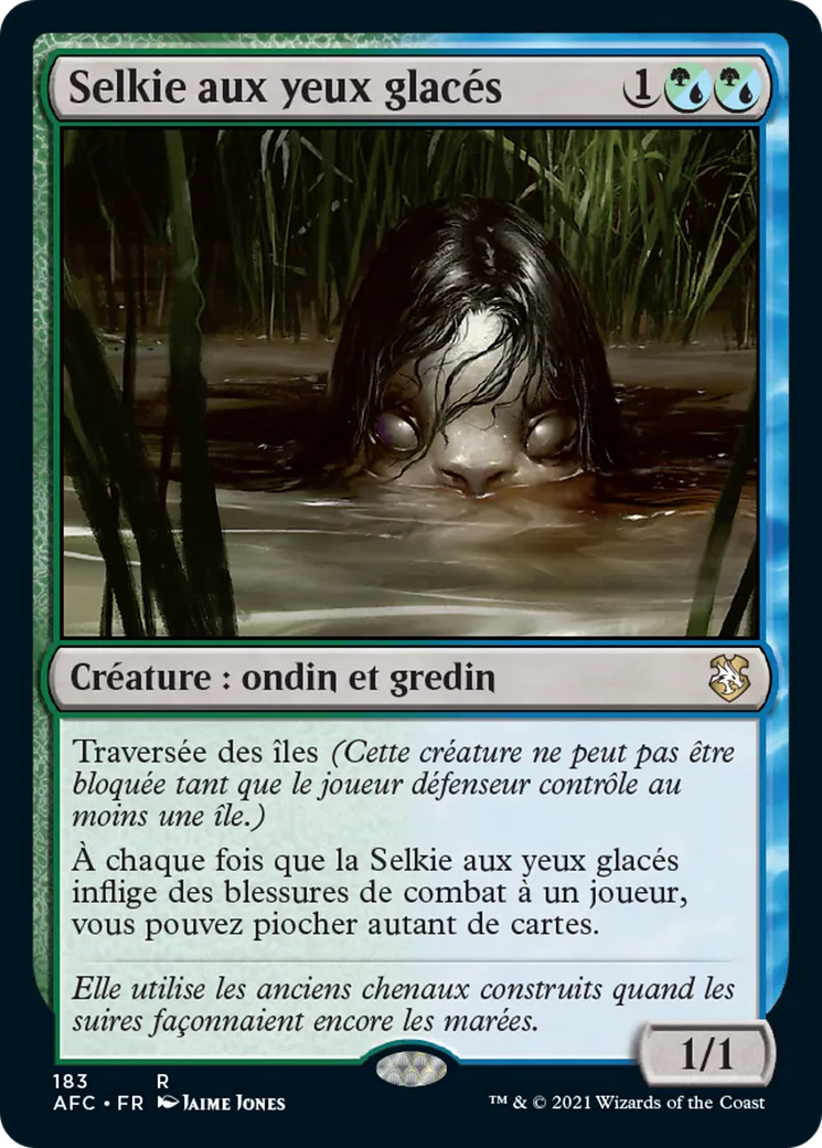 Selkie aux yeux glacés — Forgotten Realms Commander — Magic: The Gathering