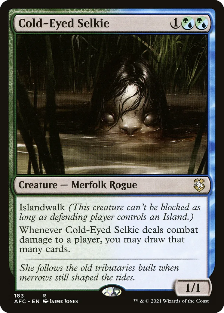 Cold-Eyed Selkie — Forgotten Realms Commander — Magic: The Gathering
