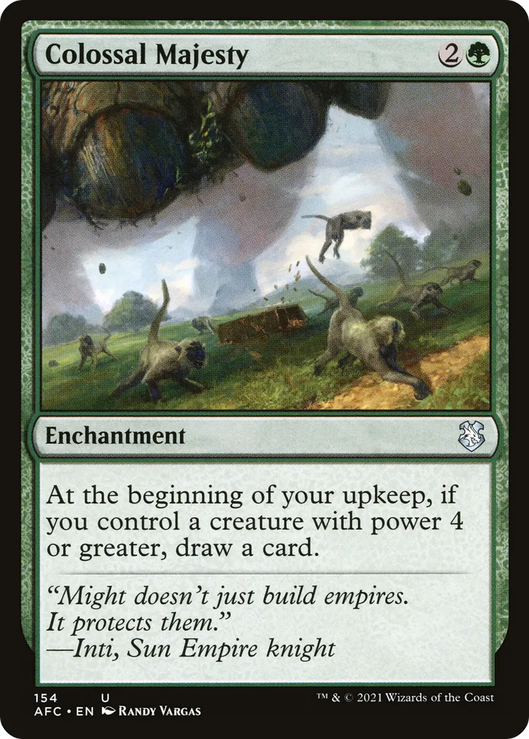 Colossal Majesty — Forgotten Realms Commander — Magic: The Gathering