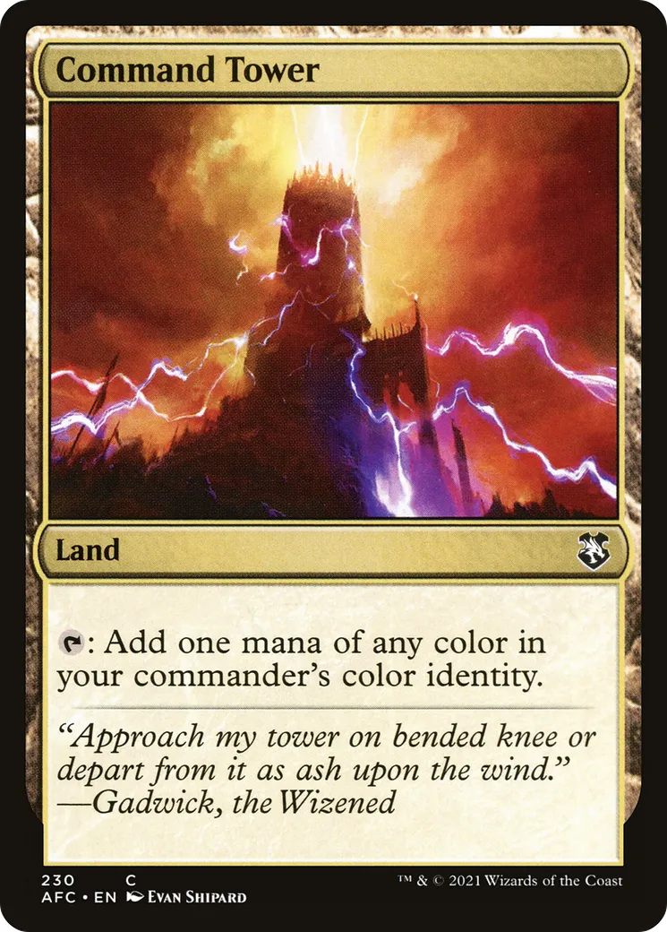 Command Tower — Forgotten Realms Commander — Magic: The Gathering