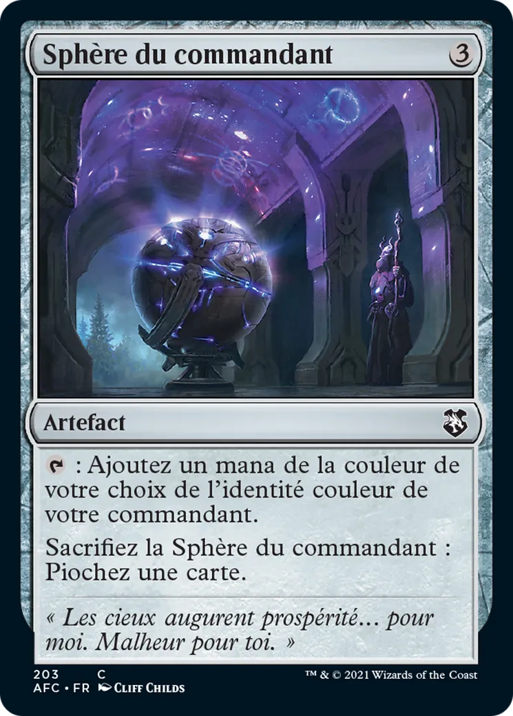 Sphère du commandant — Forgotten Realms Commander — Magic: The Gathering