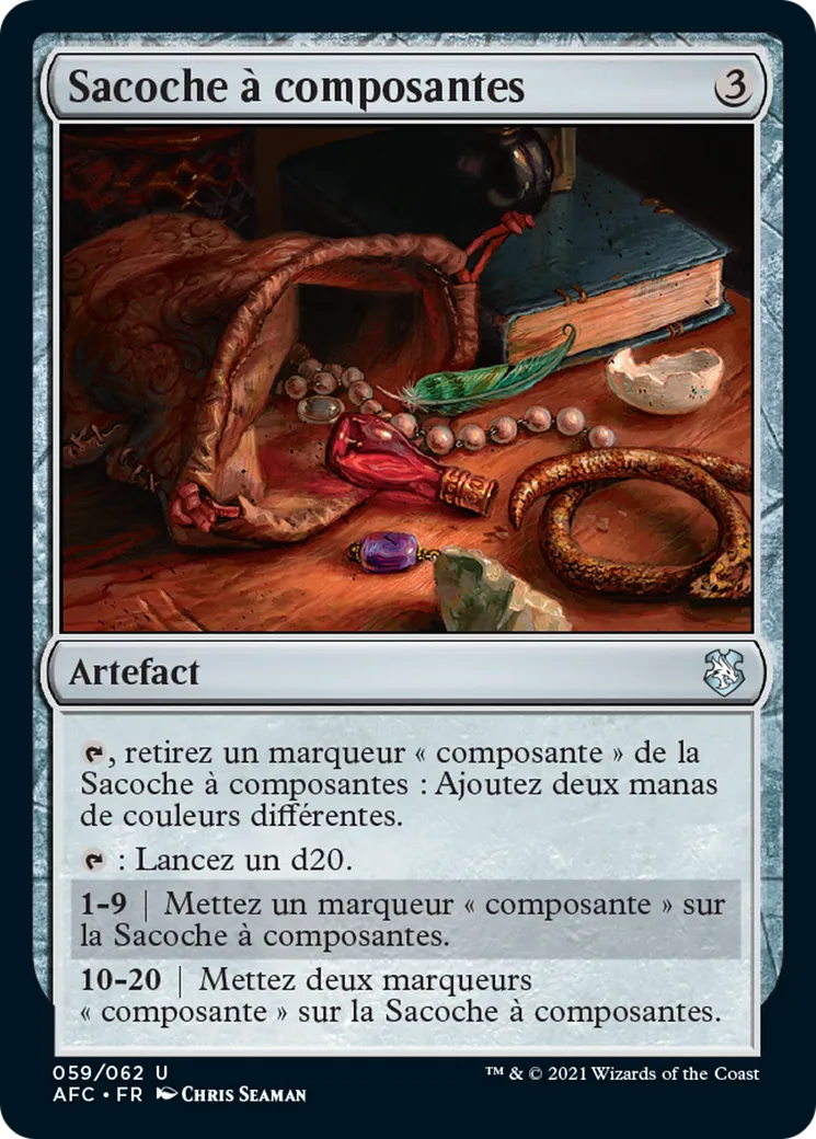 Sacoche à composantes — Forgotten Realms Commander — Magic: The Gathering