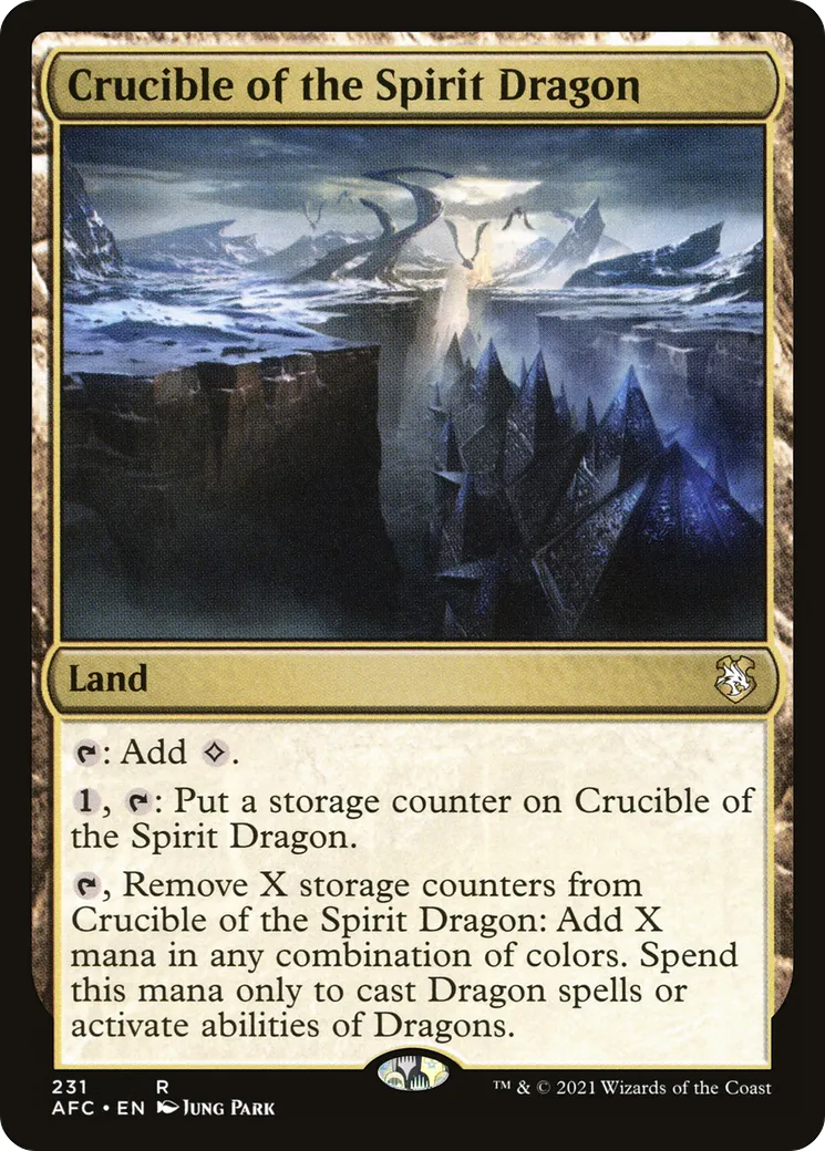 Crucible of the Spirit Dragon from Forgotten Realms Commander - Magic: The Gathering
