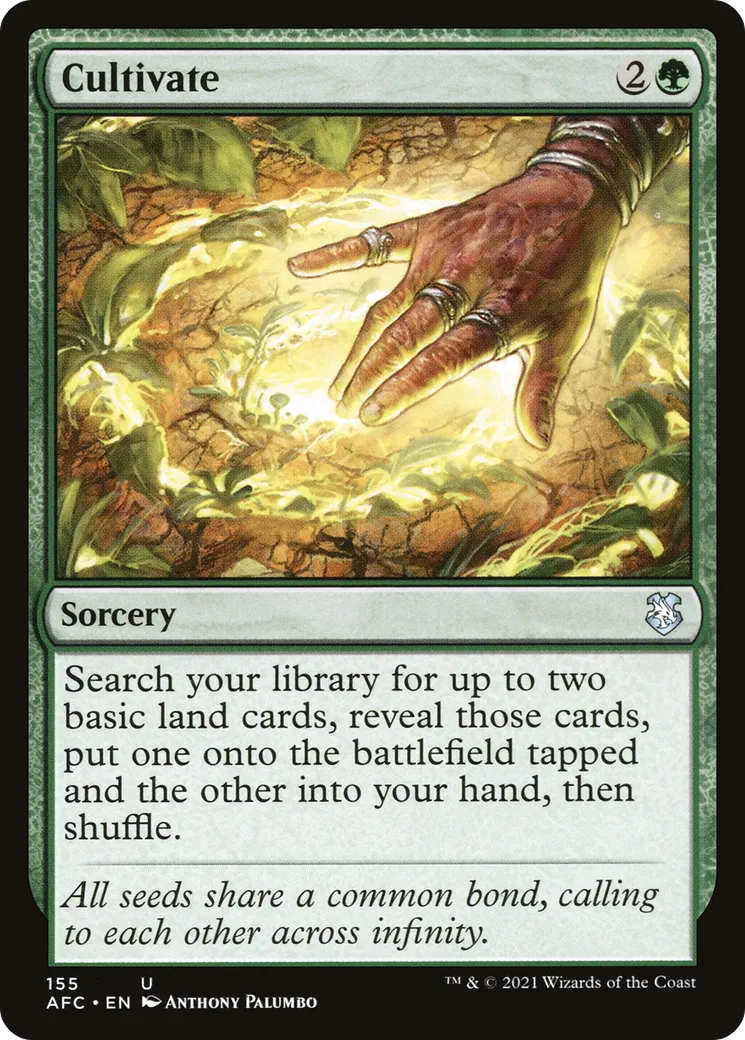 Cultivate — Forgotten Realms Commander — Magic: The Gathering